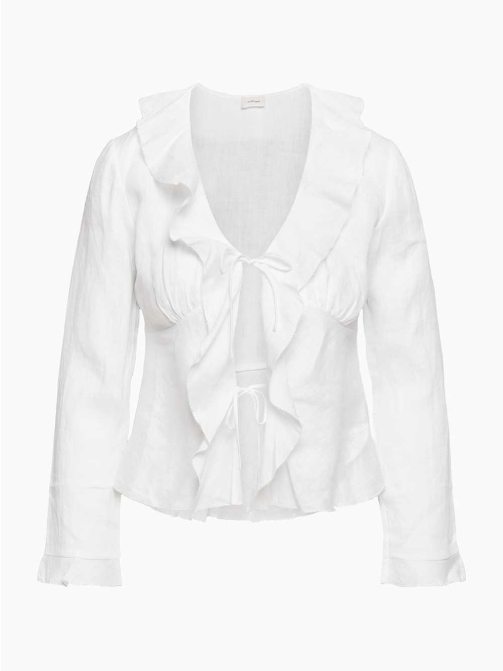 Aritzia Wilfred Frenchy Linen Blouse